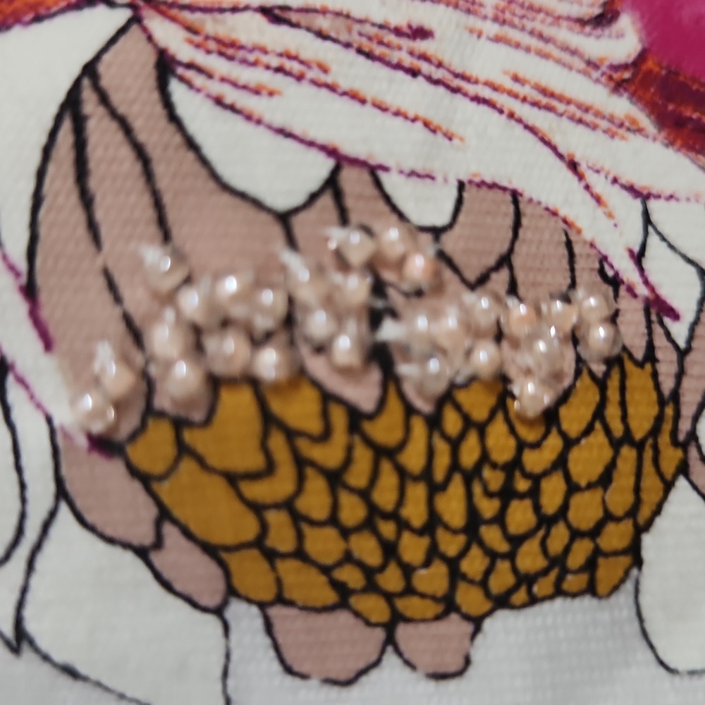 NWT Chicos Floral knit top - Picture 5 of 8